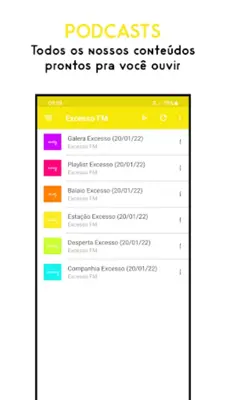 Excesso FM android App screenshot 4